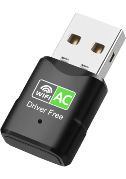 600 Mbps 5 Ghz 2.4 Ghz Kablosuz Ağ Kartı USB Wifi Dongle Adaptörü Windows Için Çift Bant RTL8811 Lan Adaptörü / Pc (Yurt Dışından)