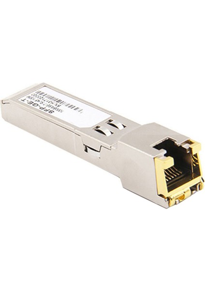 Sfp Modülü RJ45 Anahtarı Gbic 10/100/1000 Konektörü Sfp Bakır RJ45 Sfp Modülü Gigabit Ethernet Bağlantı Noktası 1 Adet (Yurt Dışından)
