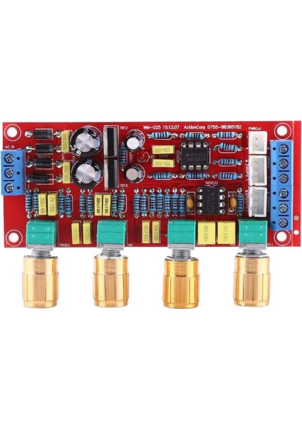Hifi Preamp NE5532 Ön Amplifikatör Ses Tonu Kontrol Panosu Kitleri Ac 12V Op-Amp Hifi Amplifikatör (Kendin Yap Kitleri) (Yurt Dışından) modelleri