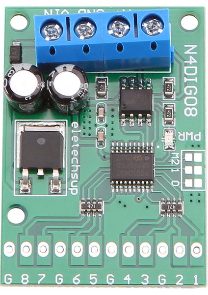 8ch Giriş/çıkış Dijital Switch Ttl Lvttl Cmos RS485 Io Kontrol Modülü Plc Röle Için Modbus Rtu Kartı, (Pin Yok) (Yurt Dışından) fiyatları