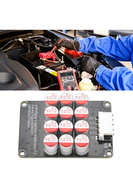 2 Adet 4 S Aktif Ekolayzır Dengeleyici Lifepo4/lipo/lto Pil Enerji Eşitleme Kapasitör Bms Kurulu (Yurt Dışından) fırsatları