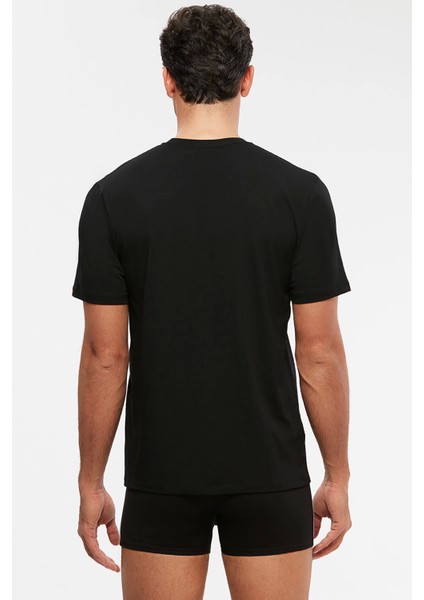 James Bisiklet Yaka 2'li Erkek Tshirt - Siyah fiyatları