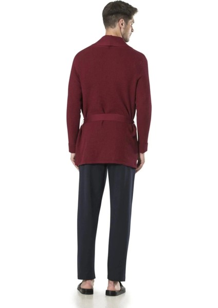 Çeyizlik Triko Ropdöşambr ve Pijama 5'li Takım 5595 - Bordo fırsatları