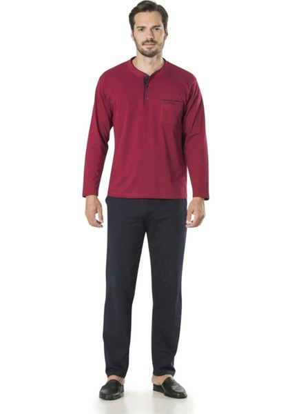 Çeyizlik Triko Ropdöşambr ve Pijama 5'li Takım 5595 - Lacivert fiyatları