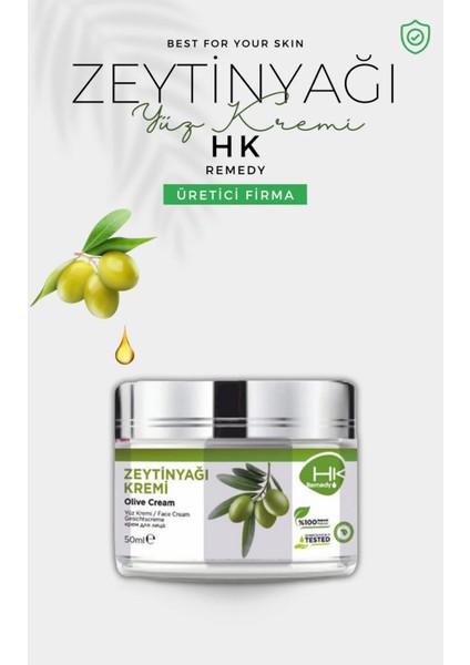 Zeytinyağlı Günlük Bakım Kremi 50 Ml