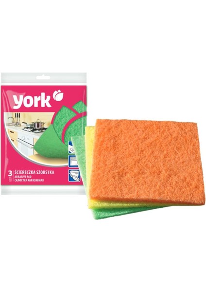 York Renkli 3'lü Ovma Pedi 032030