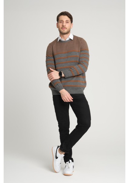 Çizgili Kazak (E22-5702) indirimleri