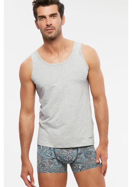 Scott Askılı 2'li Basic Erkek Atlet - Gri