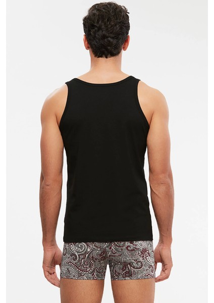 Scott Askılı 2'li Basic Erkek Atlet - Siyah fiyatları