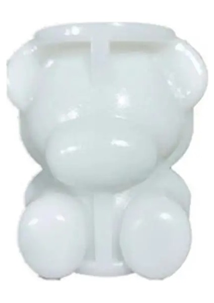 Fildişi Tarzı Ayı Şekli Silikon Ice Cube Maker Kalıp Çikolatalı Kek Kalıbı Şeker Hamur Kalıbı Kahve Süt Çay Fondan Viski Buz Kalıbı (Yurt Dışından)