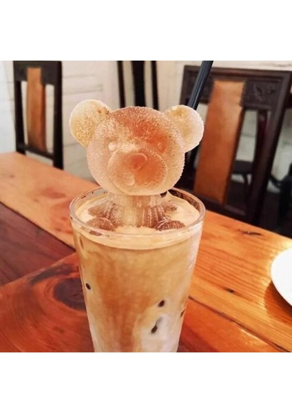 Fildişi Tarzı Ayı Şekli Silikon Ice Cube Maker Kalıp Çikolatalı Kek Kalıbı Şeker Hamur Kalıbı Kahve Süt Çay Fondan Viski Buz Kalıbı (Yurt Dışından) modelleri