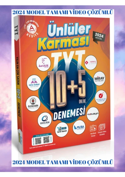 Ünlüler Karması 2024 TYT 10 - 5 Deneme