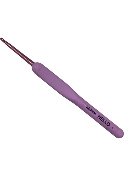Crochet Hook Silikon Saplı Yün Tığ