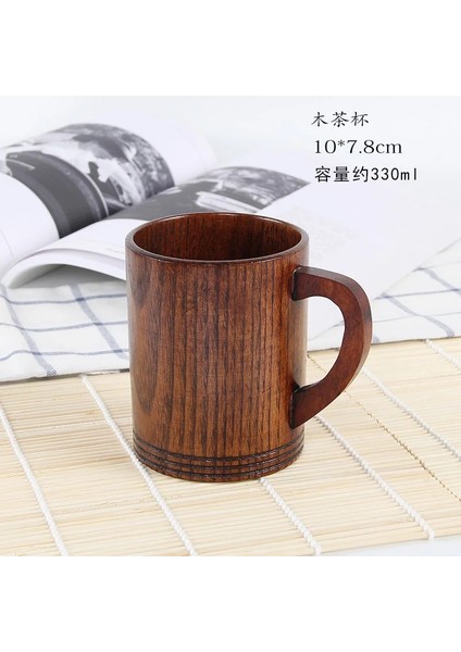 F Stili Japon Tarzı Ahşap Fincan Yaratıcı Hünnap Ahşap Yalıtım Çay Bardağı Ahşap Kahve Fincanı Içme Fincan Kahve Fincanı ve Tabak Takımları (Yurt Dışından)