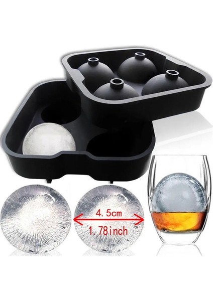 Viski Ice Cube Ball Maker Kalıp Takım Elbise Çikolata Yazda Kalıp Bar Parti Tuğla Yüksek Li Aksesuarlar Küre (Yurt Dışından) fırsatları