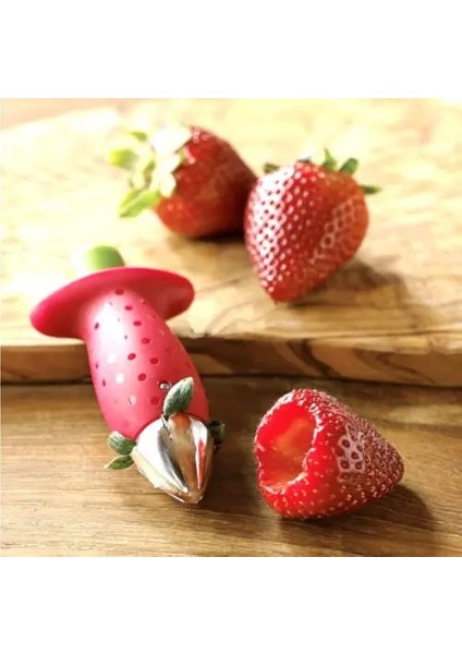 Çilek Berry Kök Yaprakları Huller Gem Remover Kaldırma Meyve Tart Mutfak Aracı (Yurt Dışından) modelleri