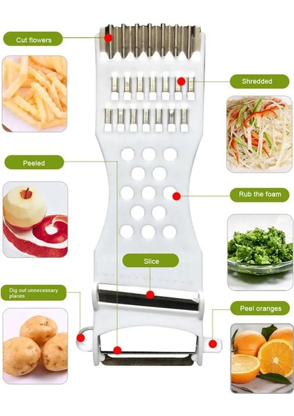 Rastgele Renk Stili Sıcak Satış 5-In-1 Çok Amaçlı Sebze Soyucu Sarımsak Rende Mandoline Dilimleme Mutfak Gıda Hazırlama Aracı Drog (Yurt Dışından) fiyatları