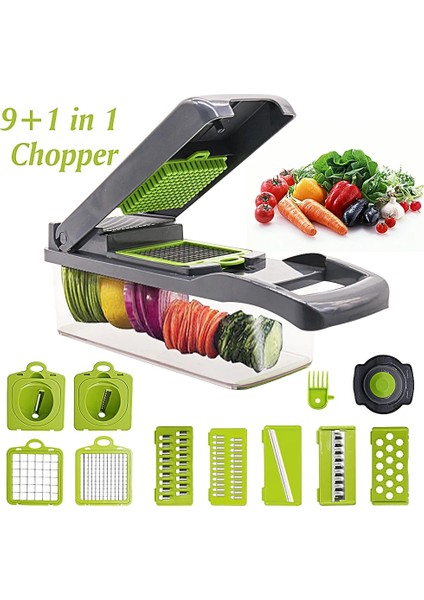 Ben Stil 9 1 Çok Fonksiyonlu Sebze Kesici Meyve Dilimleme Rende Öğütücüler Tahliye Sepeti Dilimleme Mutfak Alet Aksesuarları Ücretsiz Gemi (Yurt Dışından) fiyatları