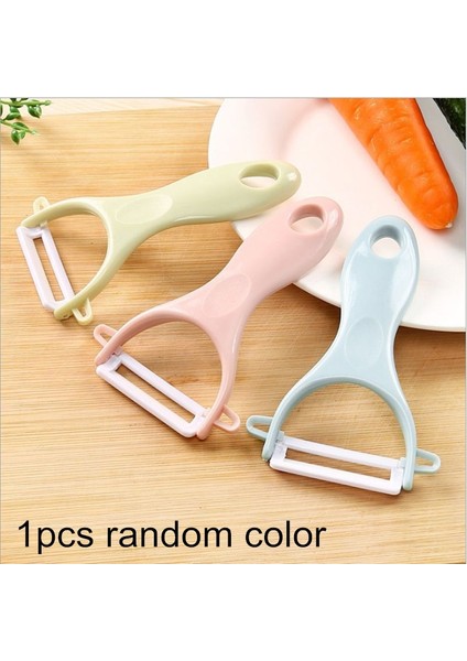 1 Adet Rastgele Renk Stili Mutfak Gereçleri Sebze Meyve Çok Fonksiyonlu Spiral Parçalayıcı Soyucu Manuel Patates Havuç Turp Döner Parçalayıcı Rende (Yurt Dışından)