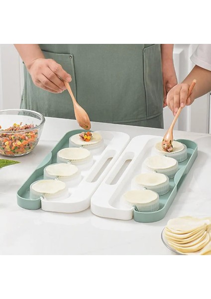 Beyaz Stil Dıy Börek Kalıbı Wonton Börek Makinesi Hilal Şeklinde Börek Makinesi Ekipmanları Hamur Basın Kalıbı Ev Mutfak Aletleri (Yurt Dışından) fırsatları