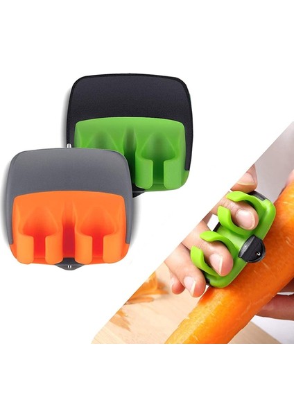 Turuncu Tarzı Palmiye Meyve Soyucu Parmak Patates Soyucu Mutfak Sebze Soyucu Rahat Kauçuk Parmak Kavrama Kabak Havuç Salatalık Soyma (Yurt Dışından) modelleri