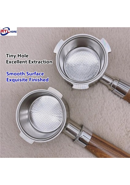 Dış Müdahale Matı 2 Delikli Stil Portafilter Sage Breville Sepetli Sol Için Dipsiz Filtre Tutucu 바텀리스 Kahve Makinesi (Yurt Dışından)