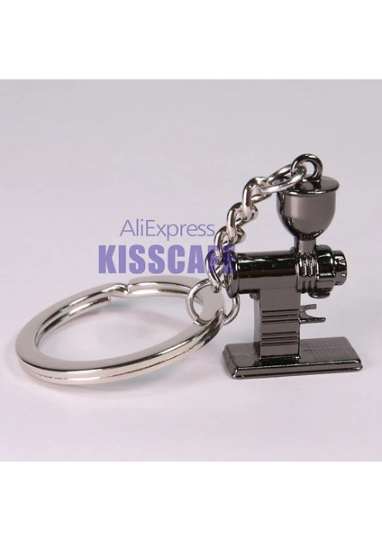 Kara Kartal 3.3x2 Stili Espresso Aksesuarları Kahve Anahtarlıklar Mini Kahve Süt Bardağı Sabotaj Öğütücü Anahtarlık Cafe Hediye Severler Barista Anahtarlık Hediye (Yurt Dışından)