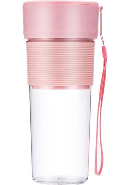 Pembe Stil 270ML Elektrikli Meyve Sıkacağı Mini Kablosuz Blender USB Şarj Edilebilir Meyve Mikser Fincan Smoothie Maker Mutfak Robotu Suyu Sıkacağı (Yurt Dışından)