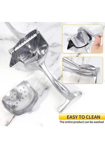 Bir Stil Manuel Suyu Sıkacağı Alüminyum Alaşımlı El Basınçlı Sıkacağı Nar Portakal Limon Şeker Kamışı Suyu Mutfak Aksesuarları Aracı (Yurt Dışından) fırsatları