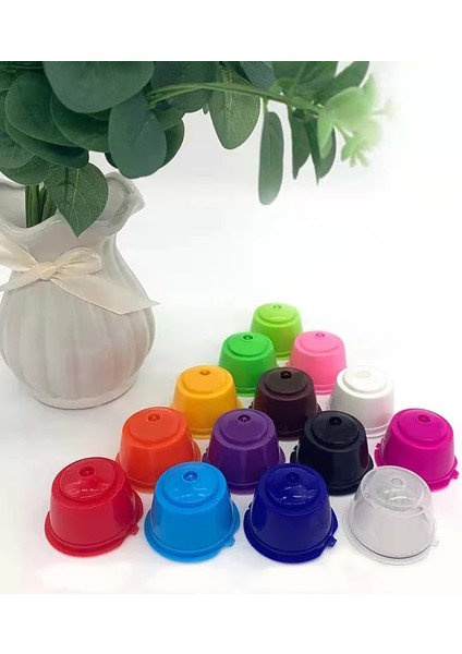 10 Adet Koyu Yeşil Stil 10 Adet Nescafe Için Doldurulabilir Kapsüller Dolce Gusto Kahve Kapsülleri Kaşık Fırça ile Yeniden Kullanılabilir Filtre Kahve Bölmeleri Yüksek (Yurt Dışından)