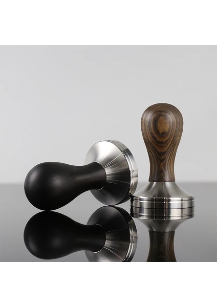 Cordia Dichoto Ahşap Stili 51 mm Ahşap Saplı Kahve Sabotaj Espresso Tozu Çekiç Paslanmaz Çelik Barista Araçları (Yurt Dışından)