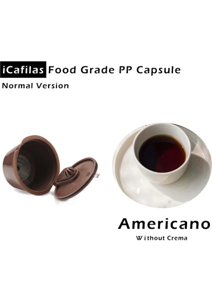 1 Normal 2 Krema Tarzı Dolce Gusto Için Paslanmaz Çelik Kahve Kapsülü Doldurulabilir Yeniden Kullanılabilir Nescafe ile Uyumlu Dolce Gusto Yeniden Kullanılabilir Kahve Filtreleri (Yurt Dışından)