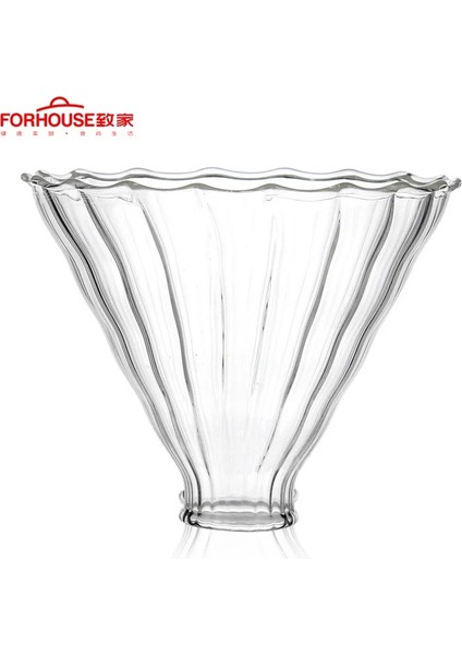 Cam Huni Tarzı 600MLML Isıya Dayanıklı Cam Cezve Kahve Bira Fincanları Sayılan Kahve Makinesi Barista Percolator (Yurt Dışından)