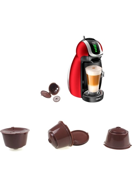 1 Yeşil Stil Doldurulabilir Dolce Gusto Kahve Kapsül Nescafe Dolce Gusto Yeniden Kullanılabilir Kapsül Gusto Kapsüller Dolce Gusto Dolum 3 Renk (Yurt Dışından)