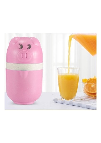 Pembe Tarzı Manuel Sıkacağı Küçük Taşınabilir Meyve Suyu Bardağı Mini Ev Basın Meyve Portakal Limon Sıkacağı Bardak Şişe Ev Mutfak Aletleri (Yurt Dışından)
