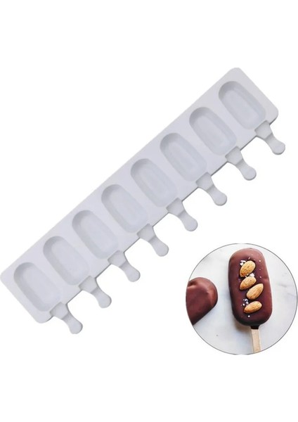 4 Delik L Tarzı Delik Silikon Dondurma Kalıbı Buz Küpü Tepsisi Buzlu Şeker Varil Diy Kalıp Tatlı Dondurma Kalıbı Buzlu Şeker Çubuğu ile (Yurt Dışından) fiyatları