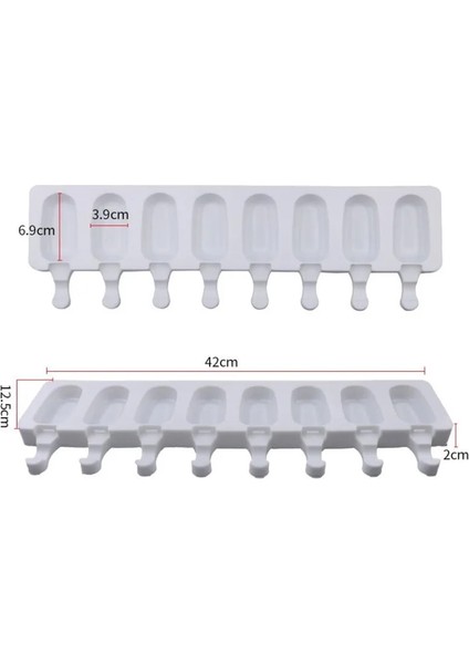 4 Delik L Tarzı Delik Silikon Dondurma Kalıbı Buz Küpü Tepsisi Buzlu Şeker Varil Diy Kalıp Tatlı Dondurma Kalıbı Buzlu Şeker Çubuğu ile (Yurt Dışından) fırsatları