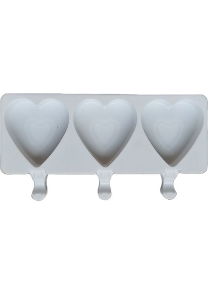 E-Beyaz Tarzı Silikon Dondurma Kalıbı Dıy Ev Yapımı Dondurma Kalıpları Dondurucu 4 Hücre Büyük Boy Buz Küpü Tepsi Popsicle Varil Yapımcıları Pişirme Araçları (Yurt Dışından)