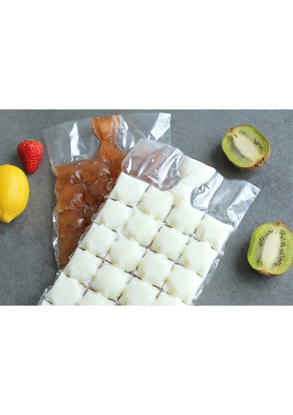 Et Dondurma Kalıpları Suyu Su Dondurma Viski Ice Cube Kalıpları Parti Mutfak Aksesuarları Için Tek Kullanımlık Buz Torbası (Yurt Dışından) modelleri