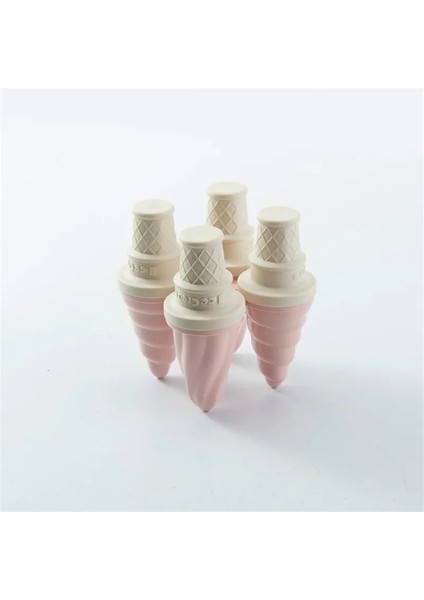Pembe Tarzı Yeni Yaz Ev Dıy Dondurma Kalıbı Popsicles Kalıp Kutusu Dondurma Yapma Kalıp Mini Dondurma Koni Kalıp Buz Kafes Bar Aracı (Yurt Dışından)