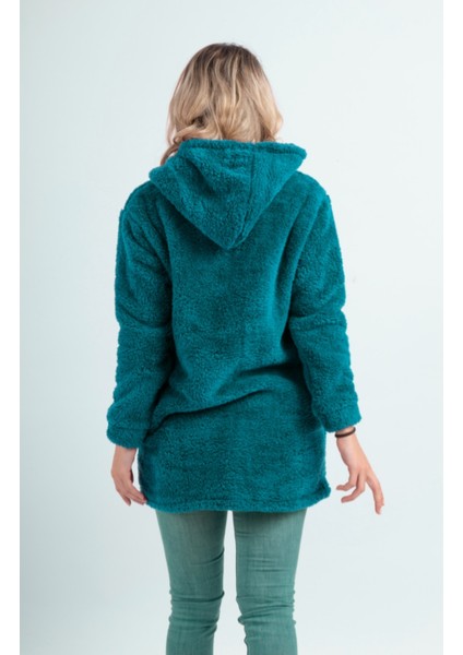 Uzun Tunik Welsoft Peluş Ceket