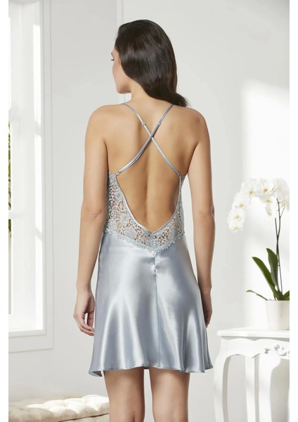 6'lı Saten Gecelik Sabahlık Takım Çeyiz Seti 6625 - Mist fırsatları