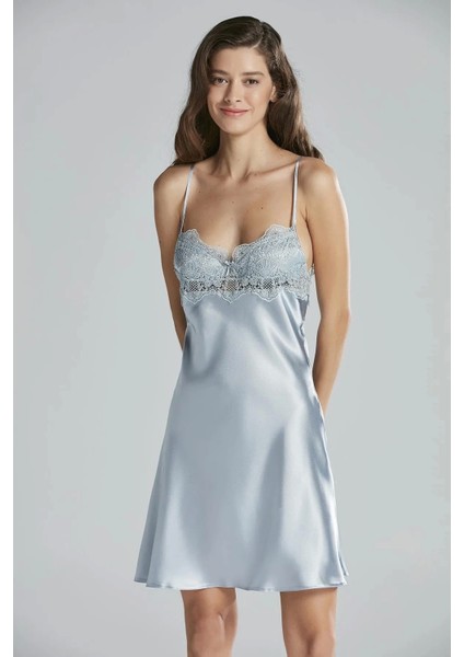 6'lı Saten Gecelik Sabahlık Takım Çeyiz Seti 6335 - Mist modelleri