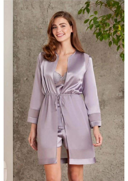 Saten Dörtlü Gelin Çeyiz Seti 7035 - Royal