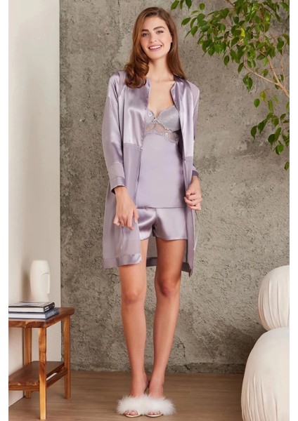 Saten Dörtlü Gelin Çeyiz Seti 7035 - Royal fiyatları