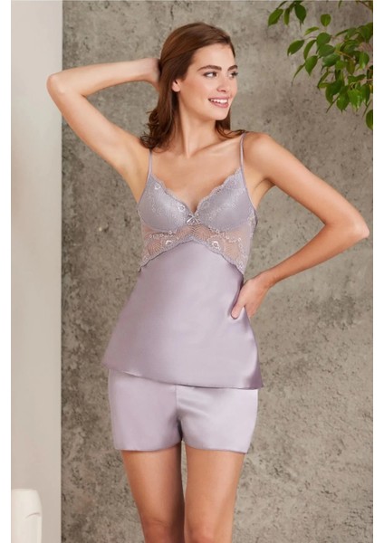 Saten Dörtlü Gelin Çeyiz Seti 7035 - Royal modelleri