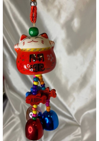 Maneki Neko Feng Shui Bereket Şans Mutluluk Çağıran Şans Kedi Seramik