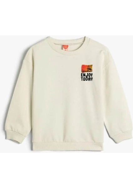 Erkek Bebek Sweatshirt Ekru 4WMB10408TK