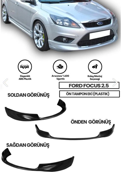 Ford Focus 2 Makyajlı Ön Tampon Kei Karlık Plastik Boyasız