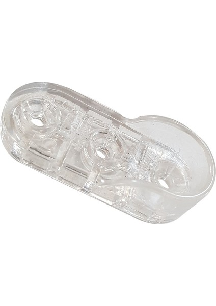 Flanş Oval Şeffaf 100'LÜ (15MM*45MM)